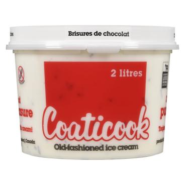 Coaticook Chocolate Flakes Old Fashioned Ice Cream 2L