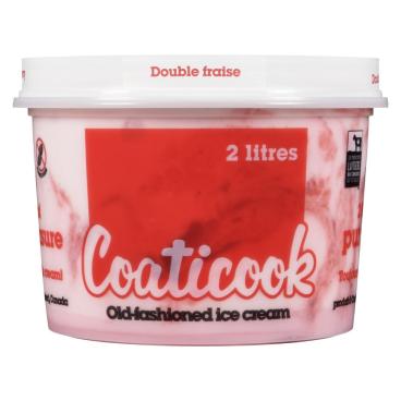 Coaticook Strawberry Old Fashioned Ice Cream 2L