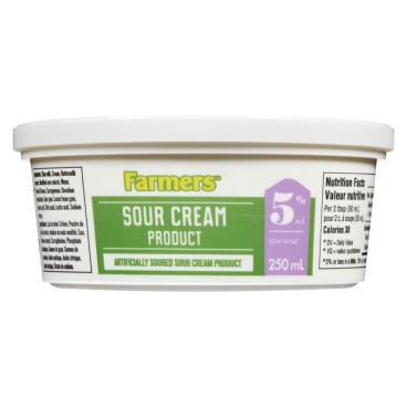 Farmers Sour Cream 5% M.F. 250ml