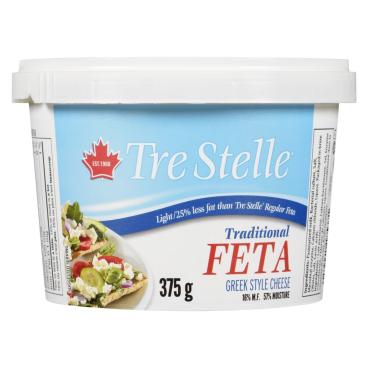 Tre Stelle Traditional Light Feta 375g