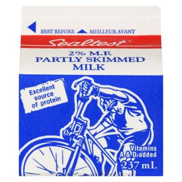 Sealtest Partly Skimmed Milk 2% M.F. 237ml
