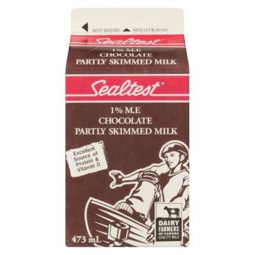 Sealtest Partly Skimmed Chocolate Milk 1% M.F. 473ml