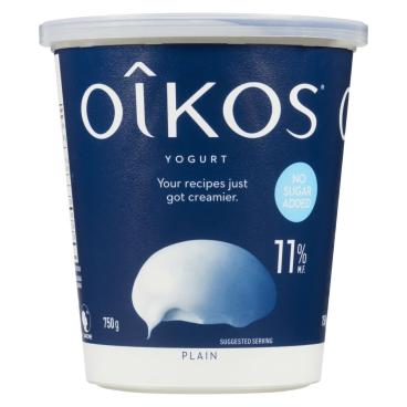 Oîkos Plain Yogurt 11% M.F. 750g