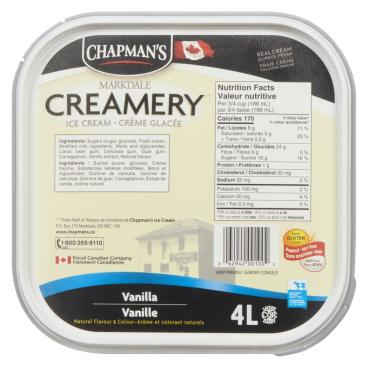 Chapman's Vanilla Ice Cream 4L