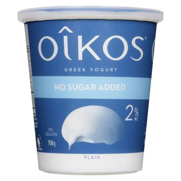 Oîkos Plain Greek Yogurt 2% M.F. 750g