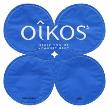 Oîkos Mixed Berries Greek Yogurt 0% M.F. 4x100g