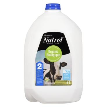 Natrel Organic Partly Skimmed Milk 2% M.F. 4L