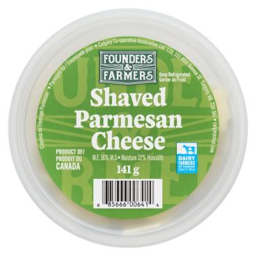 Founders & Farmers Shaved Parmesan 141g