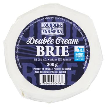 Founders & Farmers Double Cream Brie 300g
