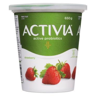 Activia Strawberry Probiotic Yogurt 650g