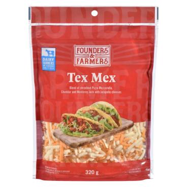 Founders & Farmers Shredded Tex-Mex Cheese Blend 320g