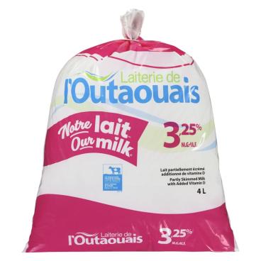 Laiterie de l'Outaouais Homogenized Milk 3.25% M.F. 4L