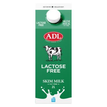 ADL Lactose Free Skim  Milk 0% M.F. 2L