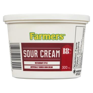 Farmers Sour Cream 18% M.F. 500ml