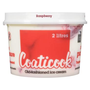 Coaticook Raspberry Old Fashioned Ice Cream 2L
