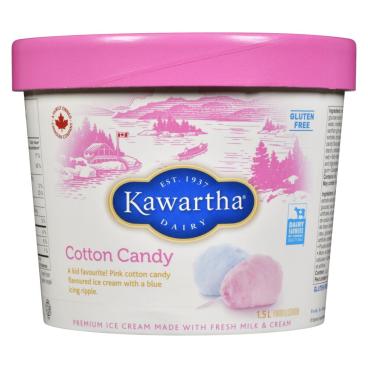 Kawartha Dairy Cotton Candy Ice Cream 1.5L
