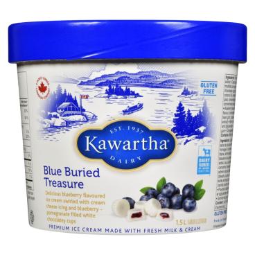 Kawartha Dairy Blue Buried Treasure Ice Cream 1.5L