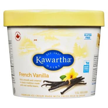 Kawartha Dairy French Vanilla Ice Cream 1.5L