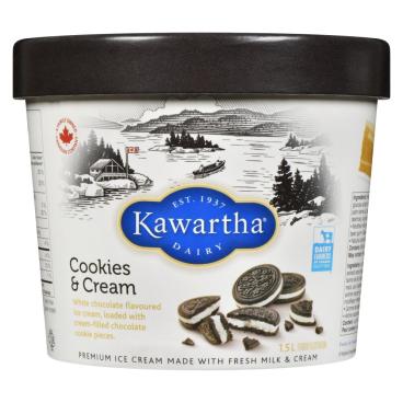 Kawartha Dairy Cookies & Cream Ice Cream 1.5L