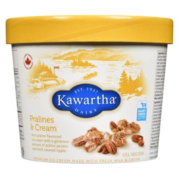 Kawartha Dairy Pralines & Cream Ice Cream 1.5L