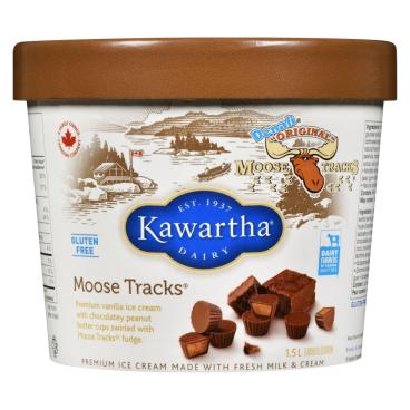Kawartha Dairy Moose Tracks Ice Cream 1.5L