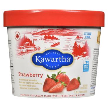 Kawartha Dairy Strawberry Ice Cream 1.5L