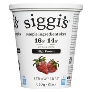 Siggi's Strawberry Skyr 2% M.F. 650g