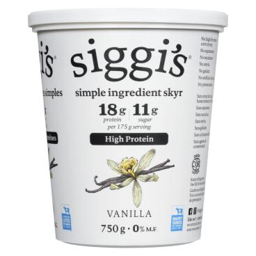 Siggi's Vanilla Skyr 0% M.F. 750g