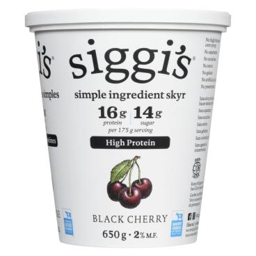 Siggi's Black Cherry Skyr 2% M.F. 650g