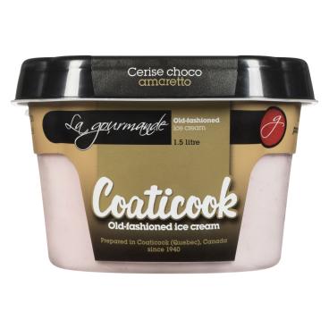 Coaticook La Gourmande Choco Amaretto Old Fashioned Ice Cream 1.5L