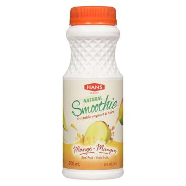 Hans Dairy Natural Mango Smoothie Drinkable Yogurt 200ml
