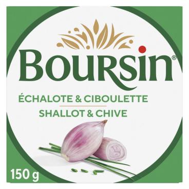 Boursin Shallot & Chive Fresh Cheese 150g