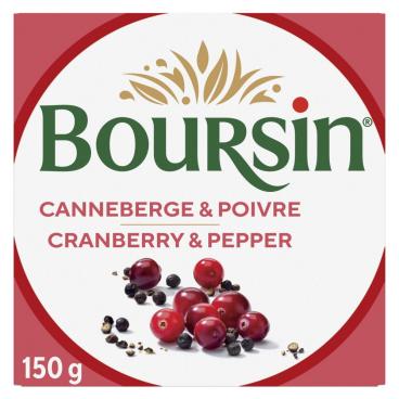 Boursin Cranberry & Pepper Fresh Cheese 150g