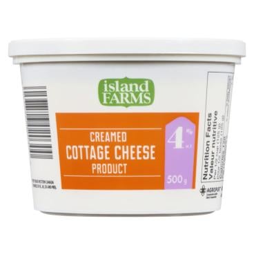 Island Farms Creamed Cottage Cheese 4% M.F. 500g
