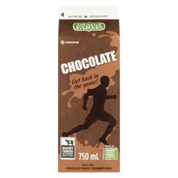 Island Farms Partly Skimmed Chocolate Milk 0.8% M.F. 750ml