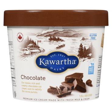 Kawartha Dairy Chocolate Ice Cream 1.5L
