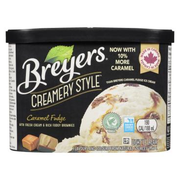 Breyers Caramel Fudge Ice Cream 1.66L