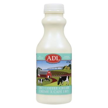 ADL Coffee Cream 18% M.F. 473ml | Canadian Goodness