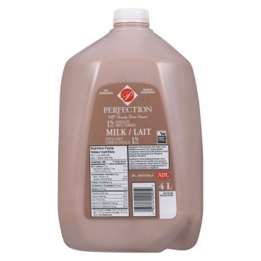 Perfection Partly Skimmed Chocolate Milk 1% M.F. 4L