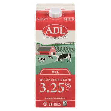 ADL Homogenized Milk 3.25% M.F. 2L