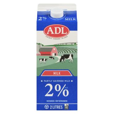 ADL Partly Skimmed Milk 2% M.F. 2L