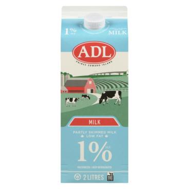 ADL Partly Skimmed Milk 1% M.F. 2L