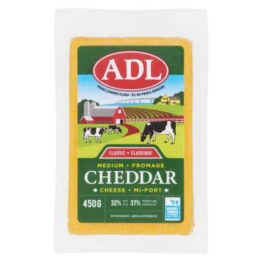 ADL Classic Medium Coloured Cheddar 450g