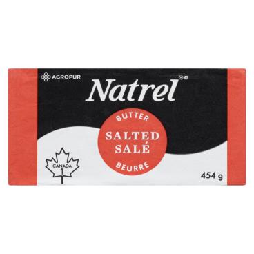 Natrel Salted Butter With Sea Salt 454g