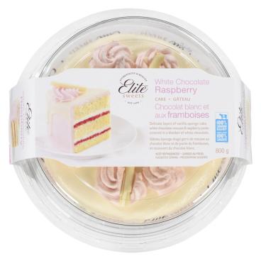 Elite Sweets White Chocolate Raspberry Cake 800g
