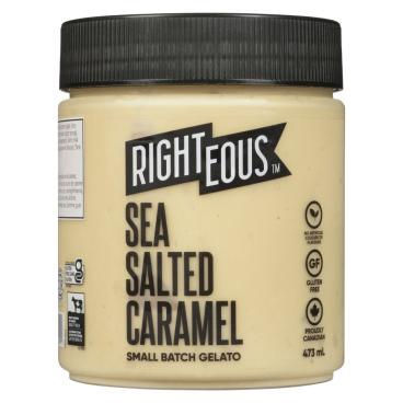 Righteous Sea Salted Caramel Gelato 473ml