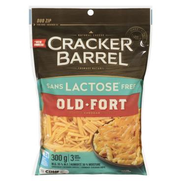 Cracker Barrel Shredded Lactose Free Old Cheddar 300g