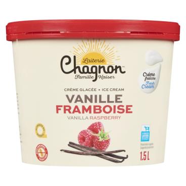 Chagnon Vanilla Raspberry Ice Cream 1.5L
