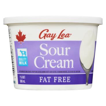 Gay Lea Fat Free Sour Cream 500ml