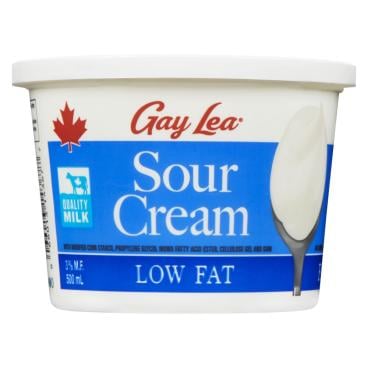 Gay Lea Low Fat Sour Cream 500ml